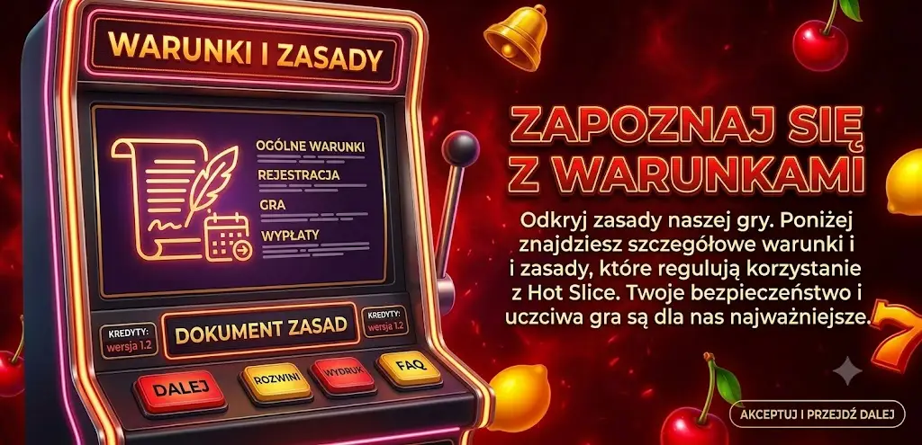 Warunki i zasady korzystania z hotsliceslots.pl